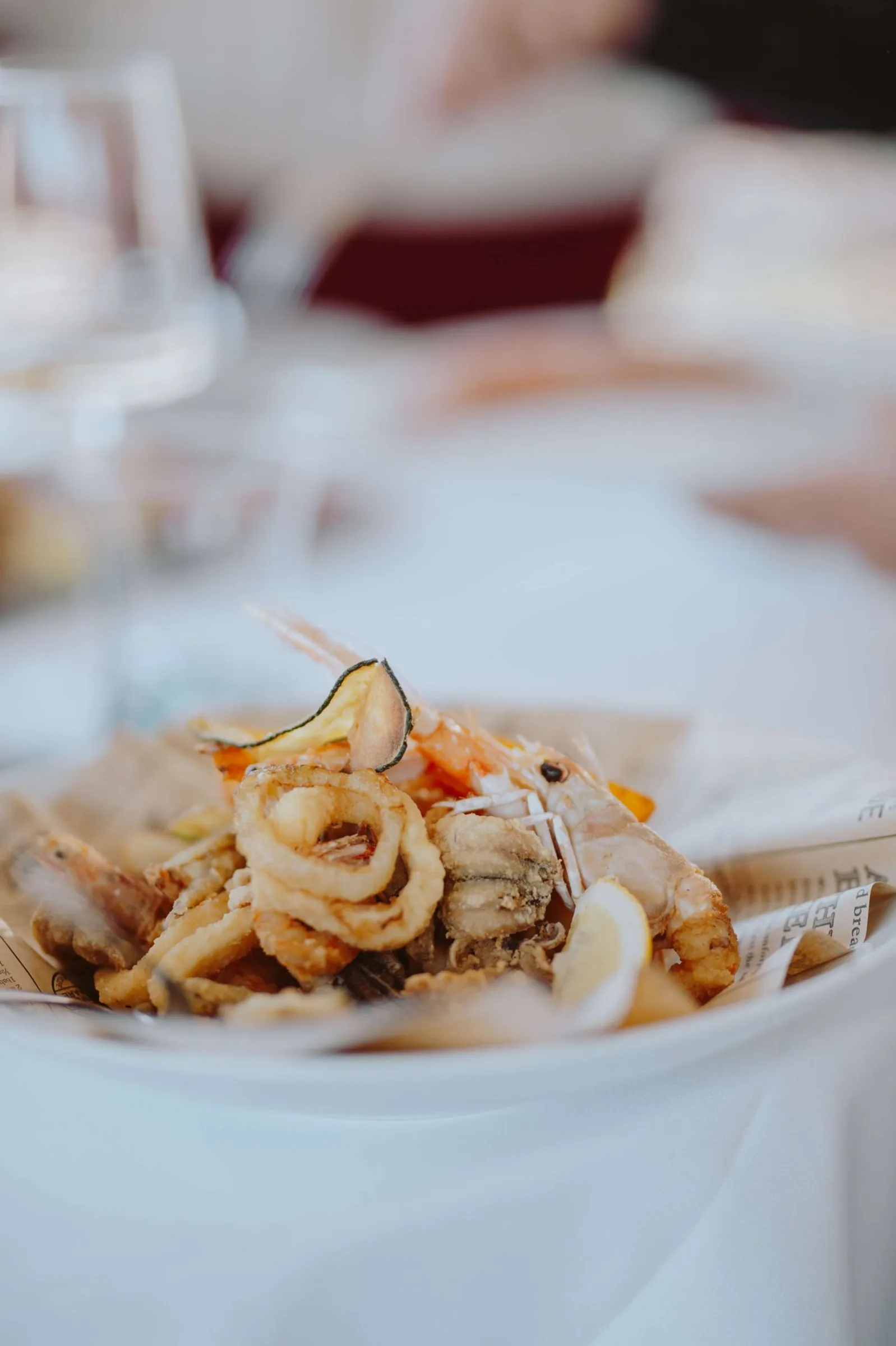Il nostro fritto di mare con verdurine